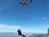 Injured Derek Marshall being hoisted off the Sundeck - 30/12/2022 Photo Juan-dray Marshall.