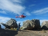 Helicopter hovering off the Sundeck - 30/12/2022 Photo Juan-dray Marshall.