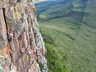 Christi Geldenhuys climbing at Mary, Easter 2025, photo thanks Derek Marshall.