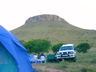 Mary camping 2004. Photo thanks to Eric de Beer.