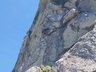 Derek Marshall opening the arete on Kestrel Buttress Dec 2023. Photo thanks to Morne van de Mescht.